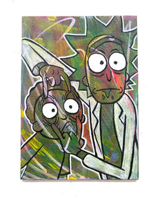 Rick and Morty Painting