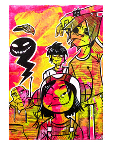 Gorillaz Print