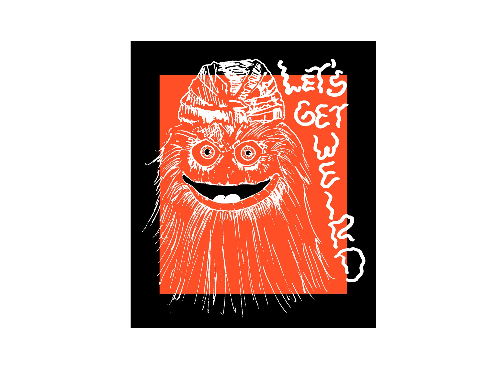 Gritty Weird Sticker