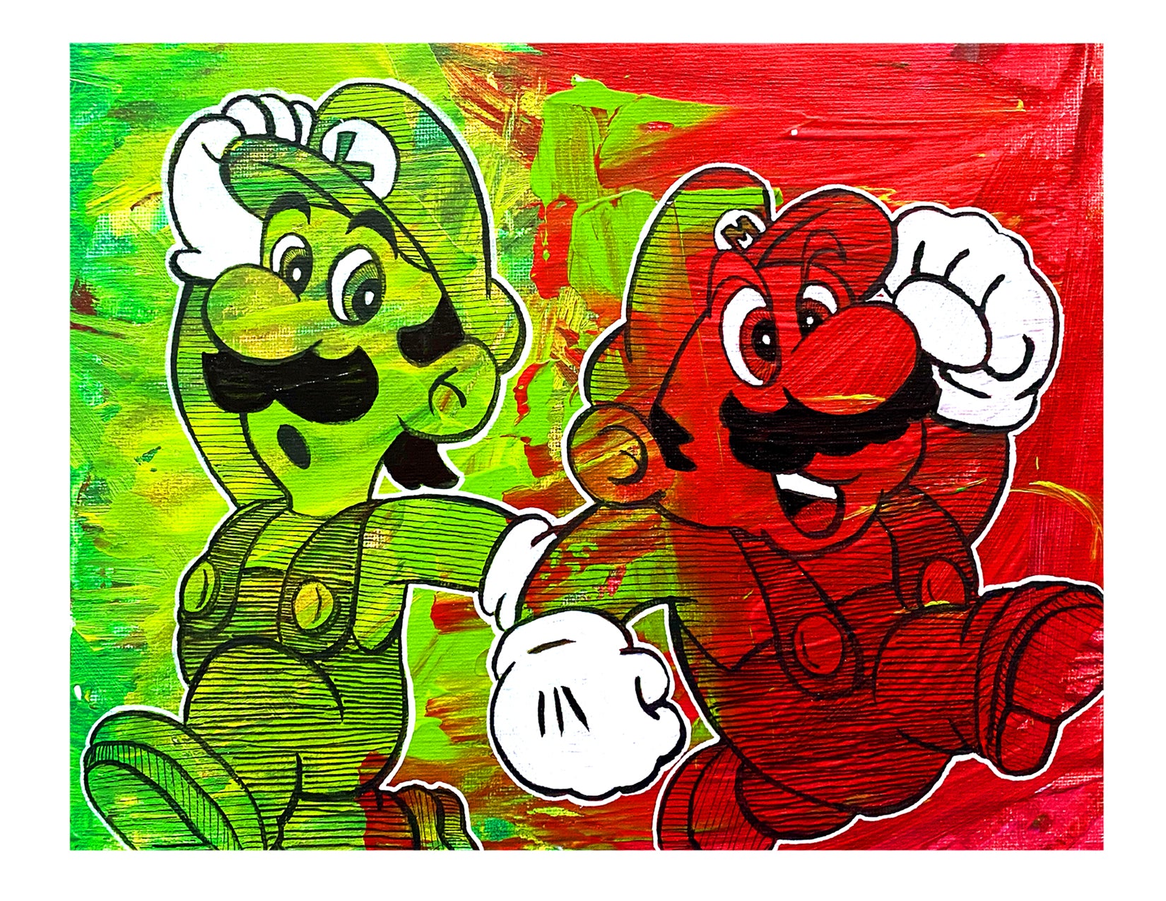 Mario Bros Print