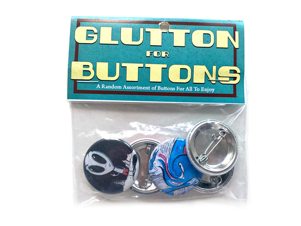 Glutton For Buttons Random Pin Pack