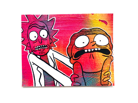 Rick and Morty grab Sticker