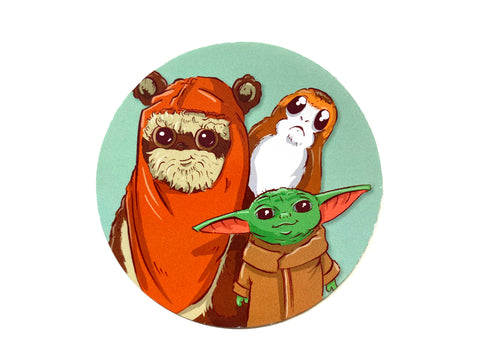 Wicket and Friends Sticker