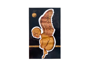 Angel Skull Sticker